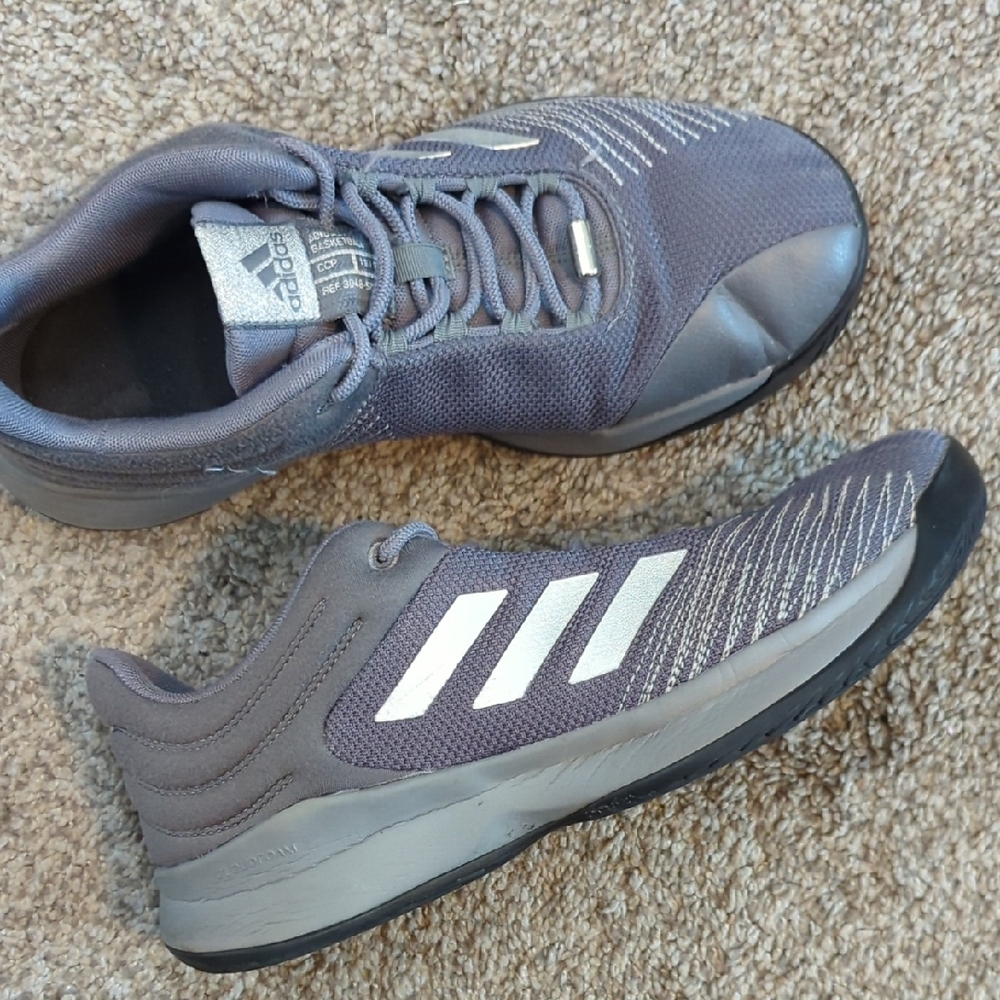 Adidas Men's Pro Spark 2018 Gray Athletic Running Shoes Size 9